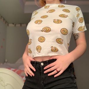 Pizza Crop Top